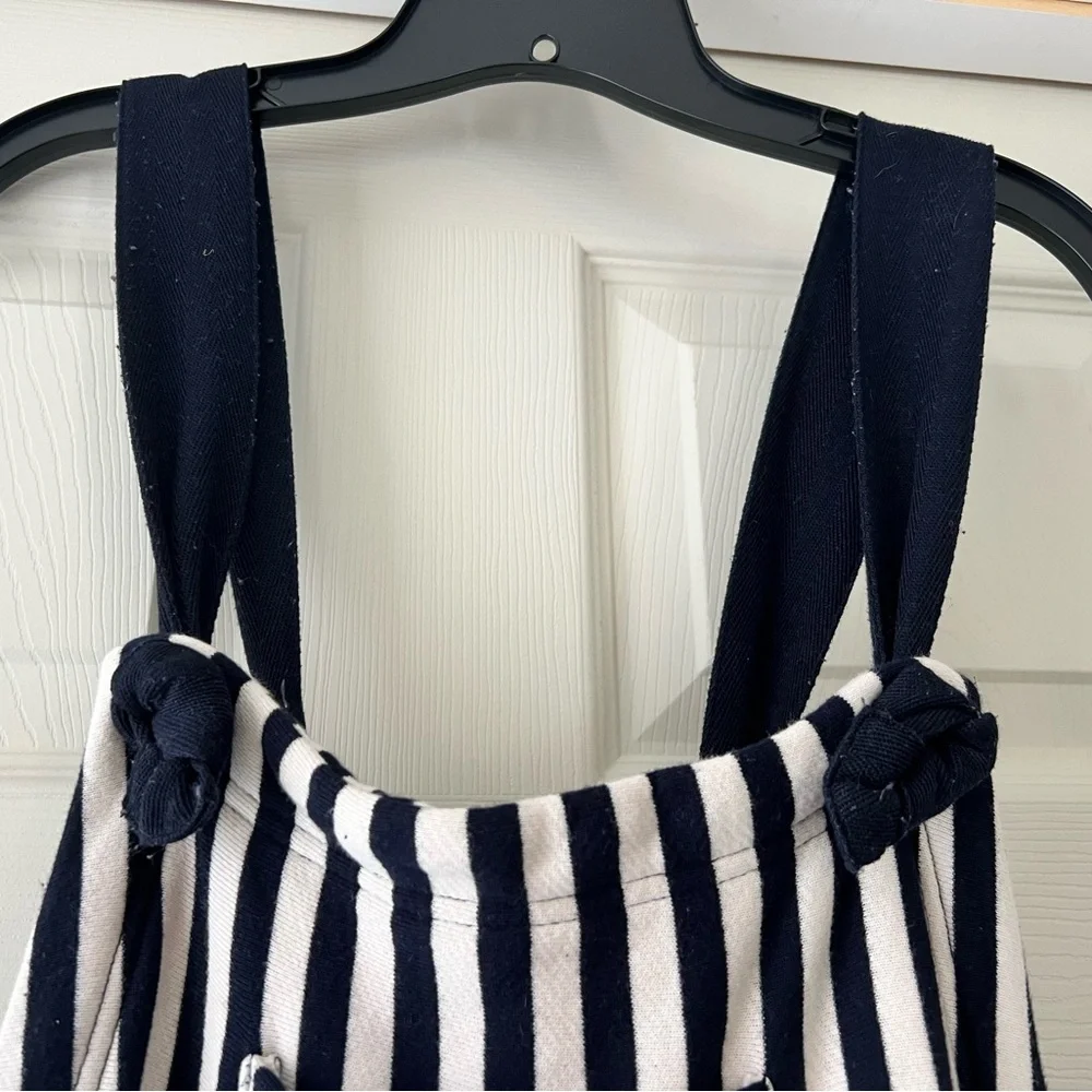 Free People Beach Black and White Striped Dress - Picture 2 of 6